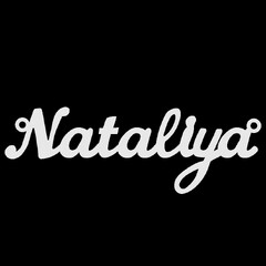 Срібне кольє з ім'ям Nataliya