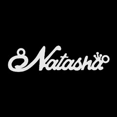Срібне кольє з ім'ям Natasha