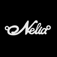 Срібне кольє з ім'ям Nelia