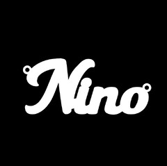 Срібне кольє з ім'ям Nino