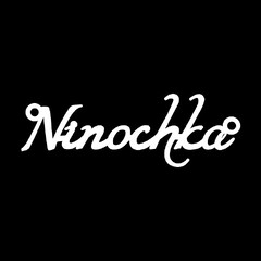 Срібне кольє з ім'ям Ninochka