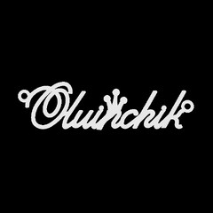 Срібне кольє з ім'ям Oluinchik
