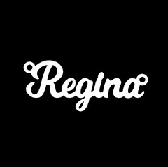 Срібне кольє з ім'ям Regina