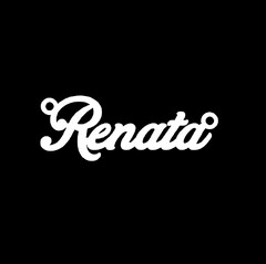 Срібне кольє з ім'ям Renata