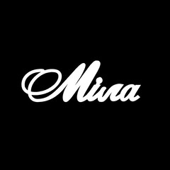 Срібне кольє з ім'ям Міла