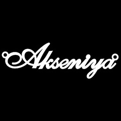 Срібне кольє з ім'ям Akseniya