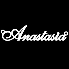 Срібне кольє з ім'ям Anastasia