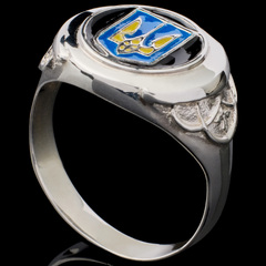 Перстень чоловічий срібний арт. 1014/1к/s